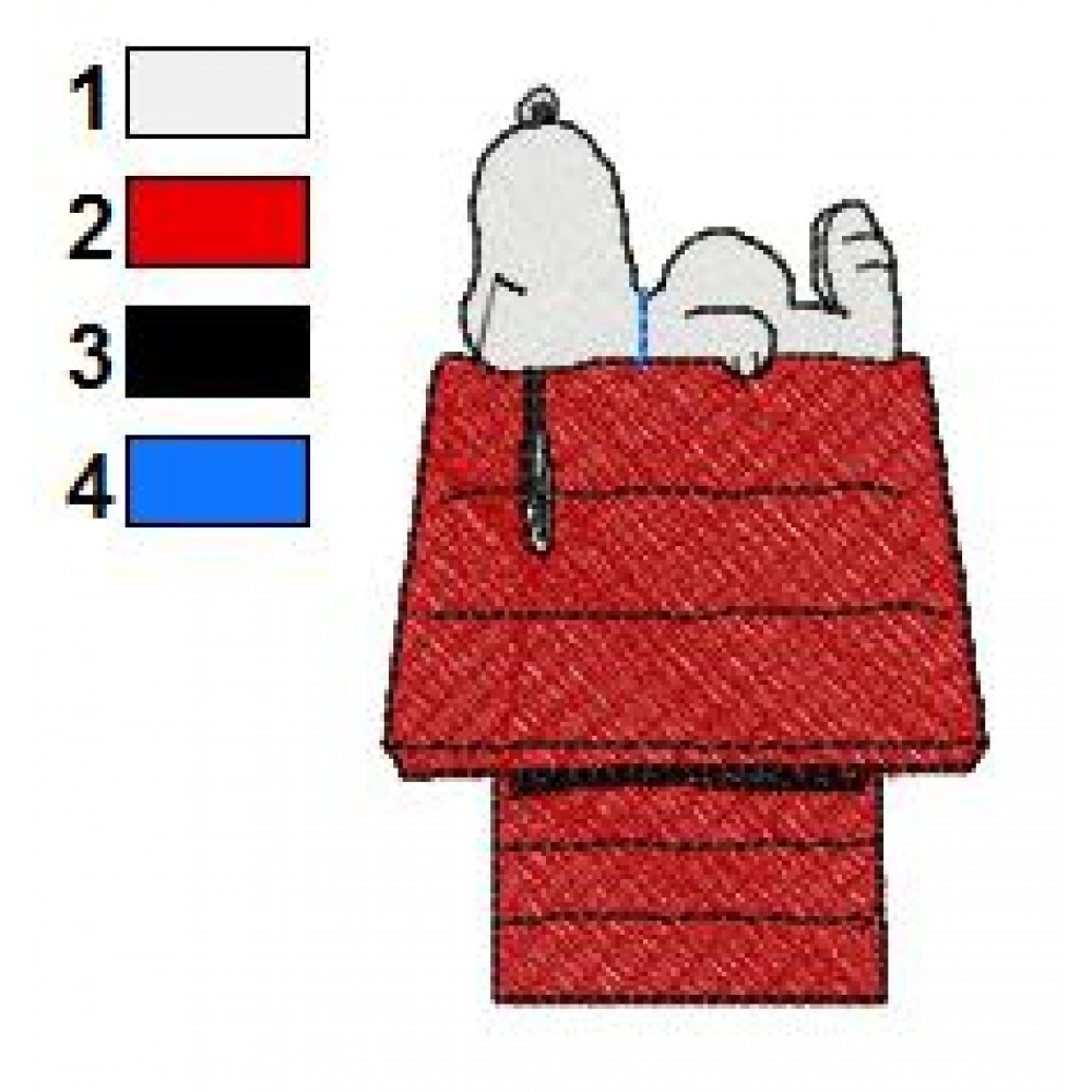 Snoopy 24 Embroidery Design